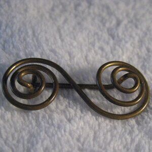 Old Brass ?? Pin Brooch